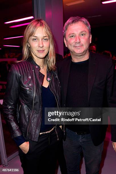 Cecilia Bonstrom and Thierry Gillier attend the Auction Dinner to Benefit 'Institiut Imagine' on September 10, 2015 in Paris, France.