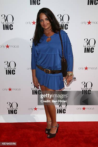 Emma Snowdon-Jones attends the celebration for 30 Years of I-N-C Collection at IAC Building on September 10, 2015 in New York City.