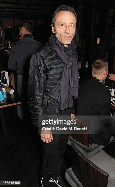 Michael Wincott attends Fran Cutler's birthday dinner at Bo Lang on May 1, 2014 in London, England.