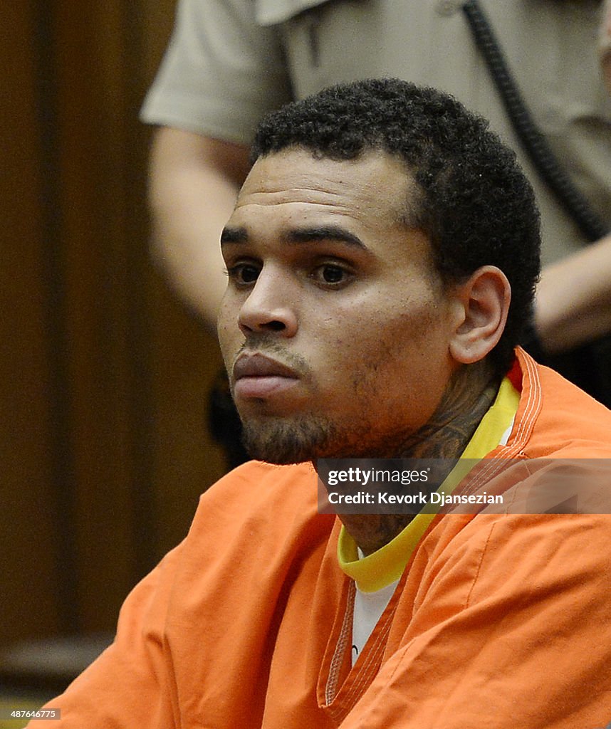 Chris Brown Court Hearing