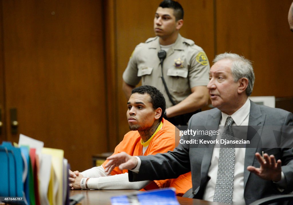 Chris Brown Court Hearing