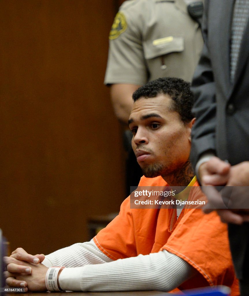 Chris Brown Court Hearing