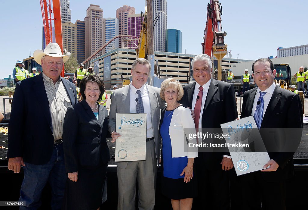 MGM Resorts And AEG Break Ground On New Las Vegas Arena