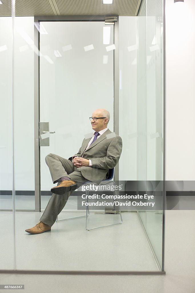 Portrait of businessman in conference room