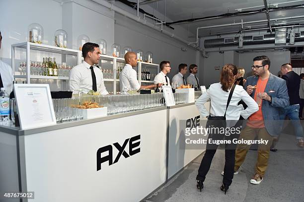 General view of atmosphere as AXE and Esquire present the AXE White Label Collective during the opening night of New York Fashion Week on September...