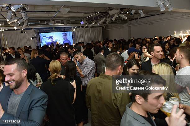 General view of atmosphere as AXE and Esquire present the AXE White Label Collective during the opening night of New York Fashion Week on September...