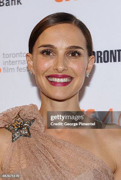 Actress Natalie Portman attends the 'A Tale Of Love And Darkness' premiere during the 2015 Toronto International Film Festival at the Winter Garden...