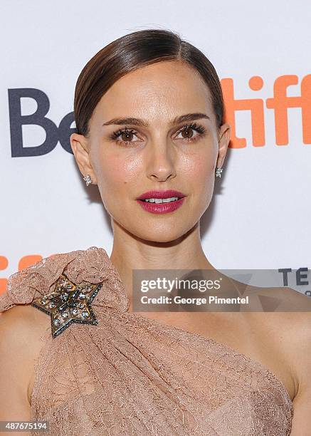 Actress Natalie Portman attends the 'A Tale Of Love And Darkness' premiere during the 2015 Toronto International Film Festival at the Winter Garden...