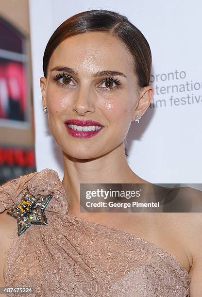 Actress Natalie Portman attends the 'A Tale Of Love And Darkness' premiere during the 2015 Toronto International Film Festival at the Winter Garden...