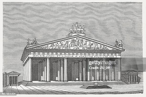 Jupiter In Rome 74 Temple Of Capitoline Jupiter Stock Photos, High-Res Pictures, and ...