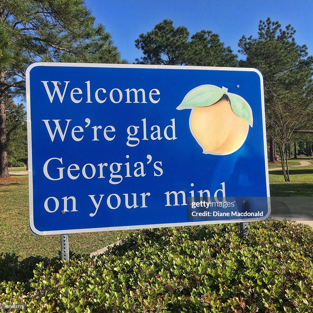 Welcome to Georgia sign