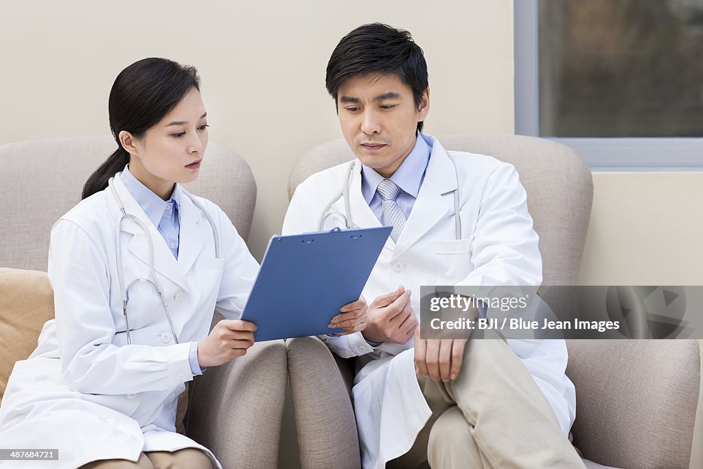 Doctors in discussion