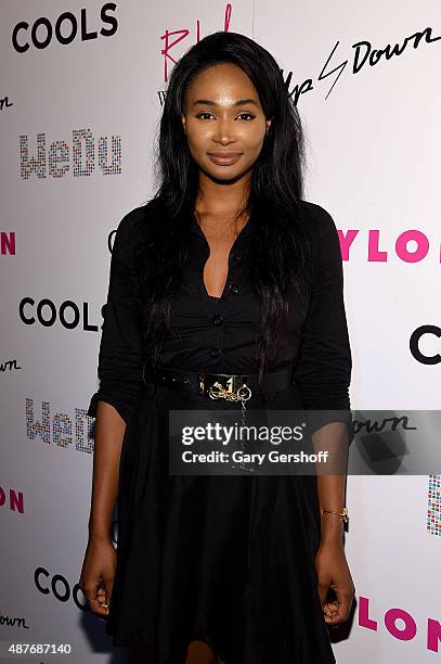 Nana Meriwether attends Waterford preview new revolutionary, bold collection RebelxWaterford at the NYLON Magazine Rebel Fashion Week Party at Up &...