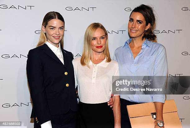 Jaime King, Kate Bosworth and Louise Roe attend House of Gant Presentation Spring 2016 New York Fashion Week on September 10, 2015 in New York City.