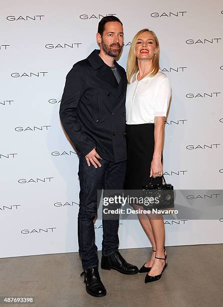 Michael Polish and Kate Bosworth attend House of Gant Presentation Spring 2016 New York Fashion Week on September 10, 2015 in New York City.