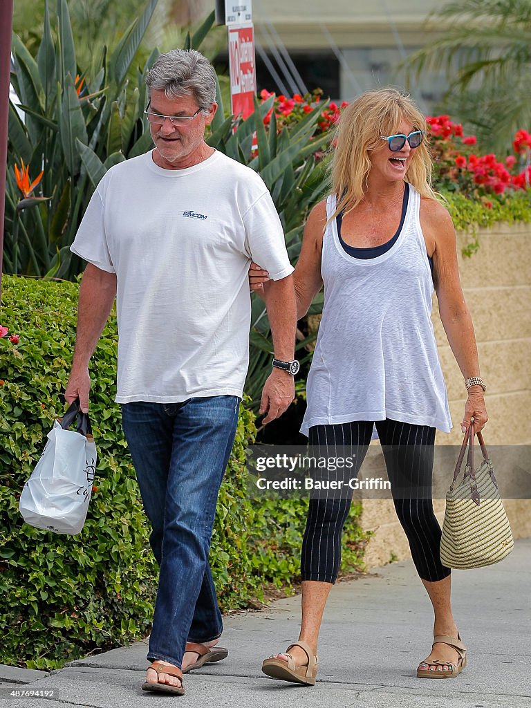 Celebrity Sightings In Los Angeles - September 10, 2015