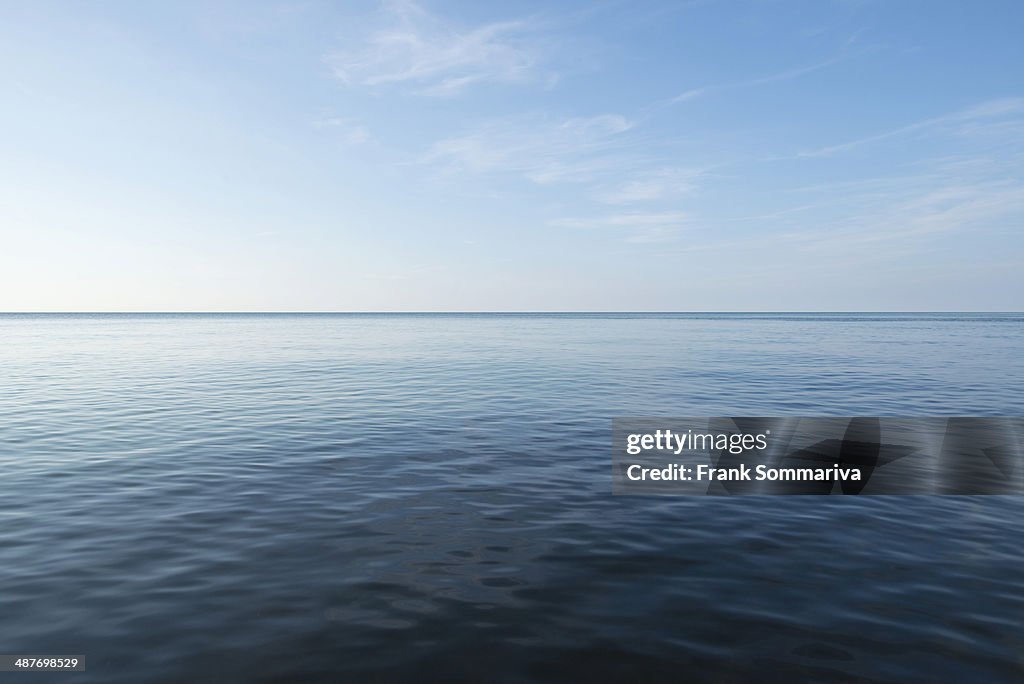 Calm Baltic Sea, Mecklenburg-Western Pomerania, Germany