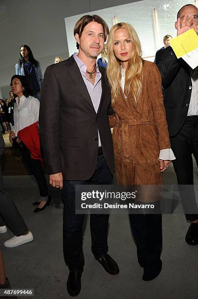Rodger Berman and Rachel Zoe attend House of Gant Presentation Spring 2016 New York Fashion Week on September 10, 2015 in New York City.