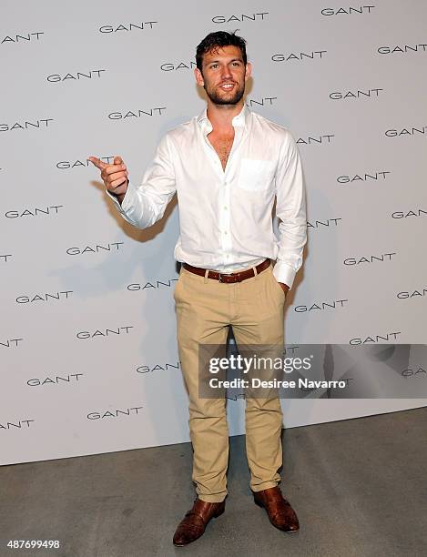Alex Pettyfer attends House of Gant Presentation Spring 2016 New York Fashion Week on September 10, 2015 in New York City.