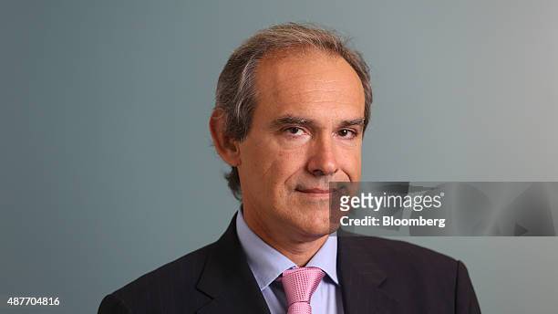 Socrates Lazaridis, chief executive officer of the Hellenic Exchanges - Athens Stock Exchange SA, poses for a photograph following a Bloomberg...