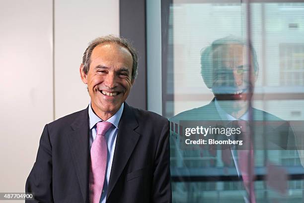 Socrates Lazaridis, chief executive officer of the Hellenic Exchanges - Athens Stock Exchange SA, poses for a photograph following a Bloomberg...