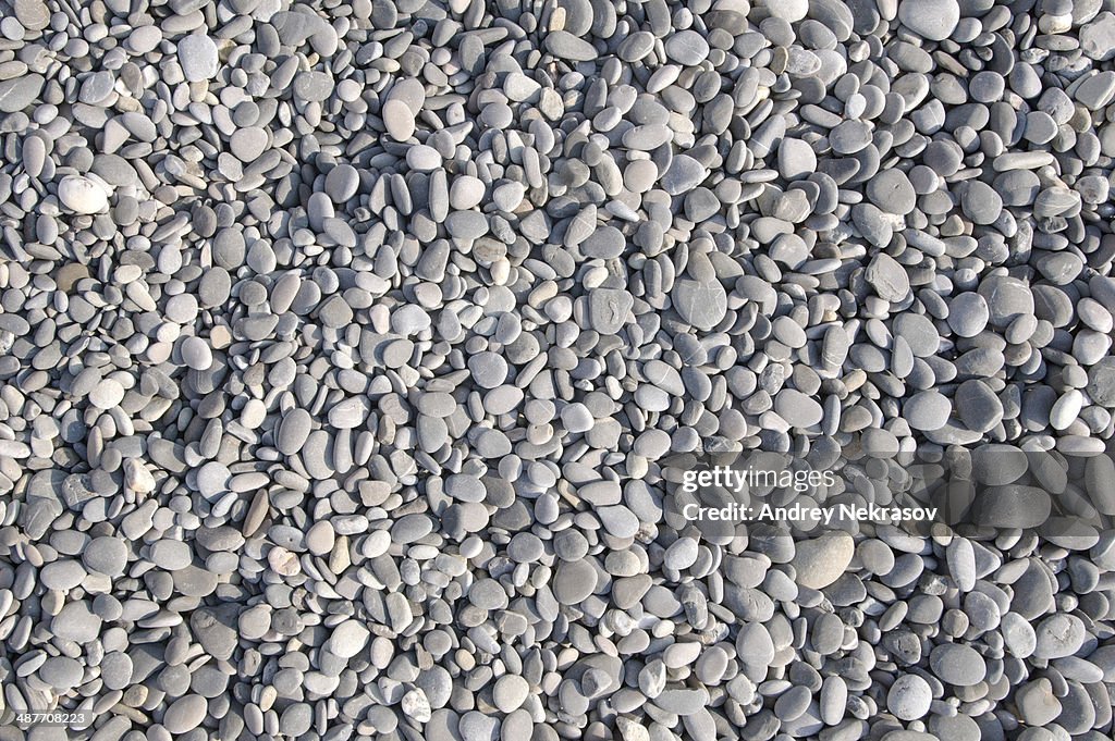 White pebbles