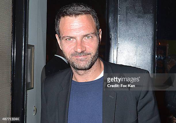 Trader Jerome Kerviel attends 'the Mathieu Tordjman Birthday Party at the Cha Cha Club Montaigne on September 10, 2015 in Paris, France.