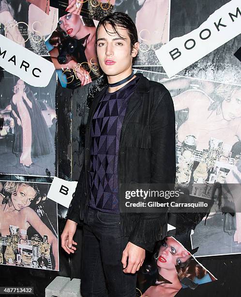 Harry Brant attends 'Gloss: The Work Of Chris Von Wangenheim' Book Launch Party at The Tunnel on September 10, 2015 in New York City.