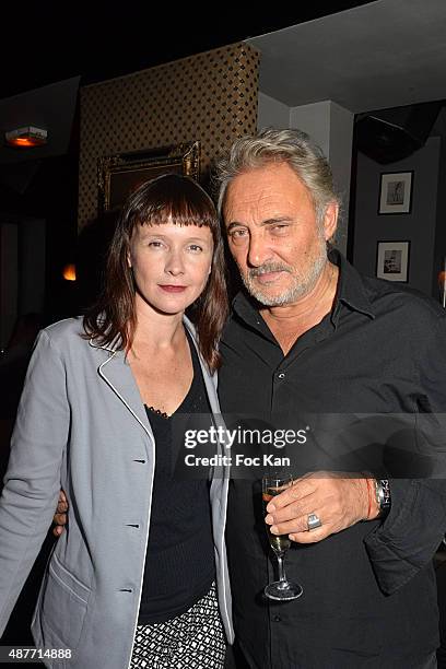 Sandrine Le Berre and Jean Louis Tribes attend 'the Mathieu Tordjman Birthday Party at the Cha Cha Club on September 10, 2015 in Paris, France.