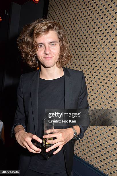 Actor Thomas Soliveres attends 'the Mathieu Tordjman Birthday Party at the Cha Cha Club on September 10, 2015 in Paris, France.