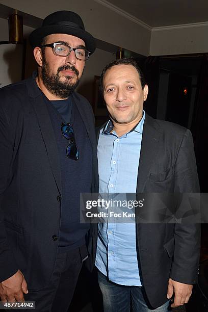 Mathieu Tordjman and Arsene Mosca attend 'the Mathieu Tordjman Birthday Party at the Cha Cha Club on September 10, 2015 in Paris, France.