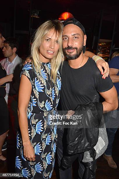 Actress Nikita Lespinasse and Producer Mathias Colomba attend 'the Mathieu Tordjman Birthday Party at the Cha Cha on September 10, 2015 in Paris,...