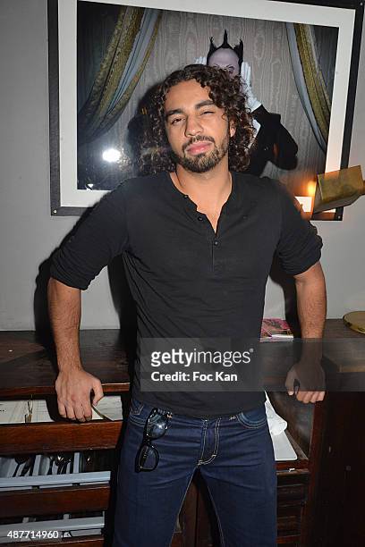 Thai Boxer/actor Mohamed Bouazza attends 'the Mathieu Tordjman Birthday Party at the Cha Cha Club on September 10, 2015 in Paris, France.
