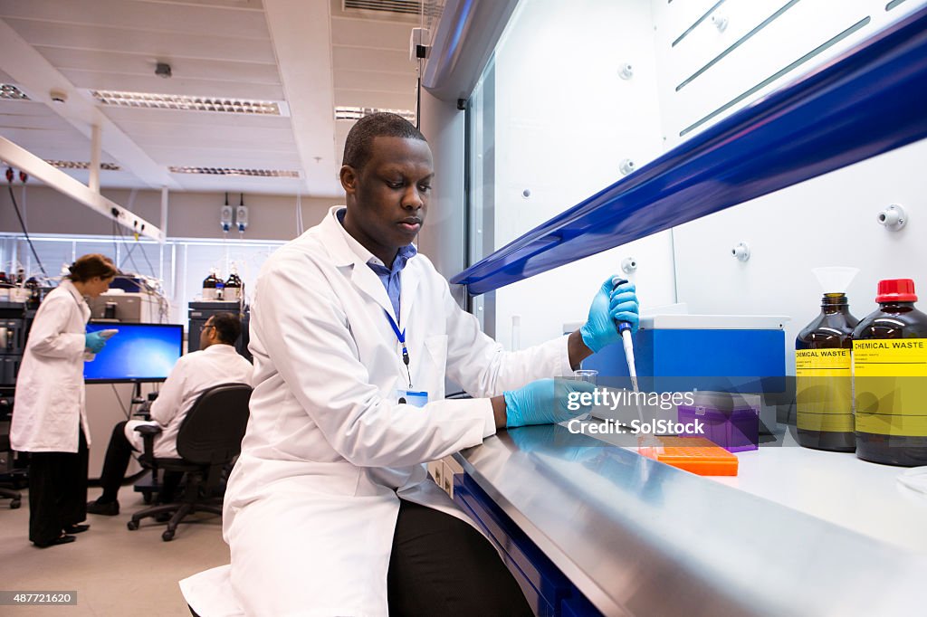 Taking Samples with a Pipette