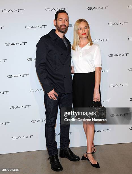Michael Polish and Kate Bosworth attend House of Gant Presentation Spring 2016 New York Fashion Week on September 10, 2015 in New York City.