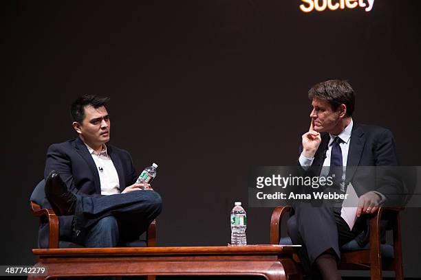 Documented' Writer and Director Jose Antonio Vargas and the Executive Vice President of the Asian Society Tom Nagorski during a Special Screening Of...