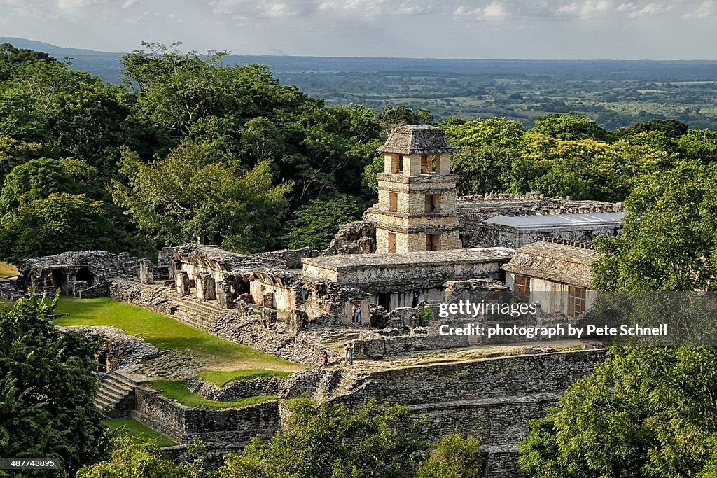 Mayan palace at Palenque, Mexico