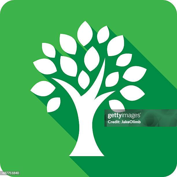 tree icon silhouette - family tree stock illustrations