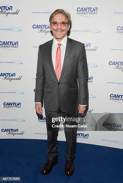 News anchor Geraldo Rivera attends the annual Charity Day hosted by Cantor Fitzgerald and BGC at Cantor Fitzgerald on September 11, 2015 in New York...