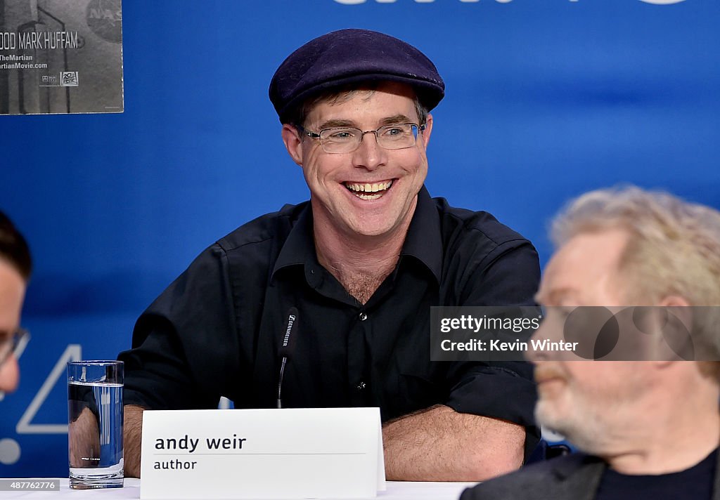 2015 Toronto International Film Festival - "The Martian" Press Conference