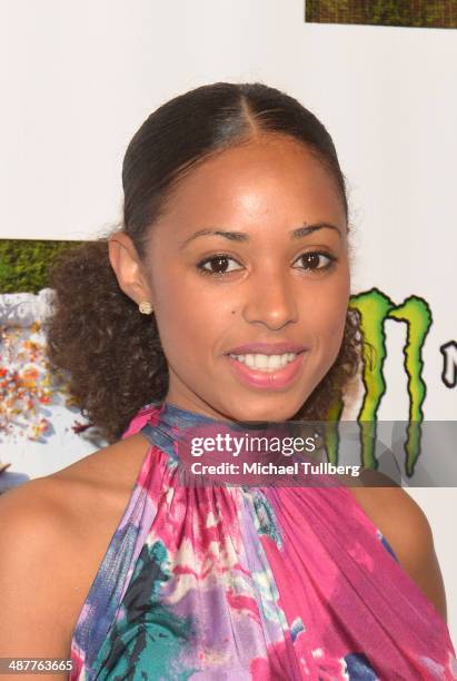 Actress Denise Garcia attends the Lyme Light Benefit Concert at El Rey Theatre on May 1, 2014 in Los Angeles, California.