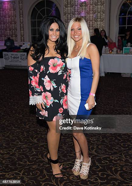 Personality Tracy DiMarco and Jackie N Carmelo Bianchi attend the Posh Boutique fashion show at The Terrace on May 1, 2014 in Paramus, New Jersey.