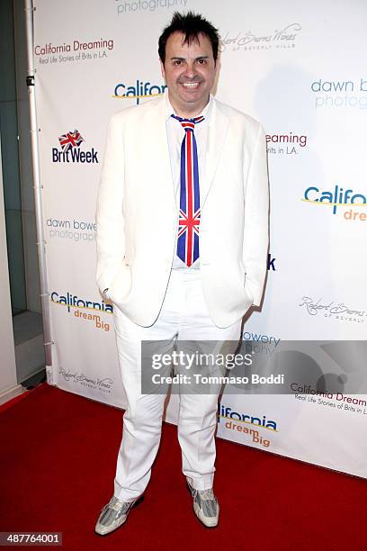 Celebrity journalist Sandro Monetti attends the book launch party for "California Dreaming: Real Life Stories Of Brits In L.A." held at L'Ermitage...