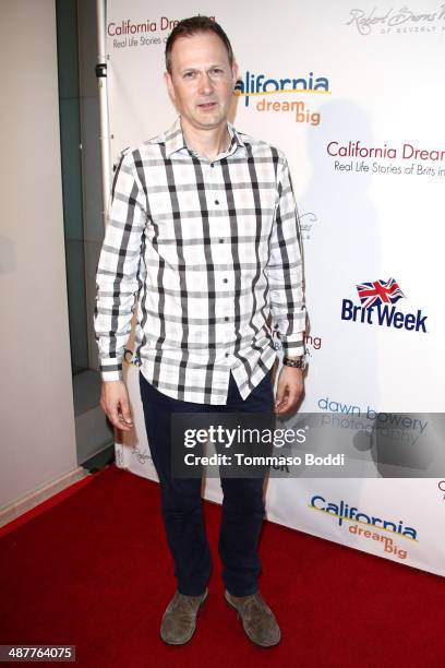 Comedian David Connolly attends the book launch party for "California Dreaming: Real Life Stories Of Brits In L.A." held at L'Ermitage Beverly Hills...