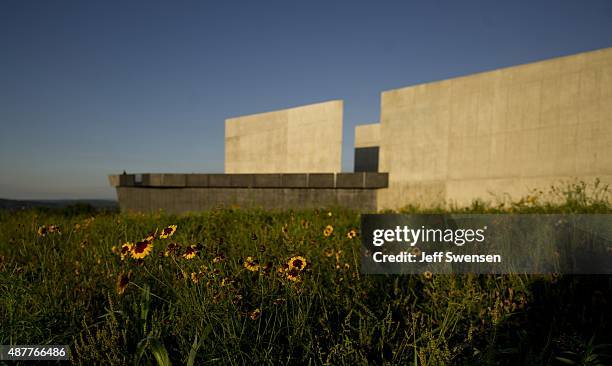 Flight 93 National Memorial is seen during the 14th anniversary of the 9/11 attack in Shanksville, Pennsylvania. Homeland Security Secretary Jeh...