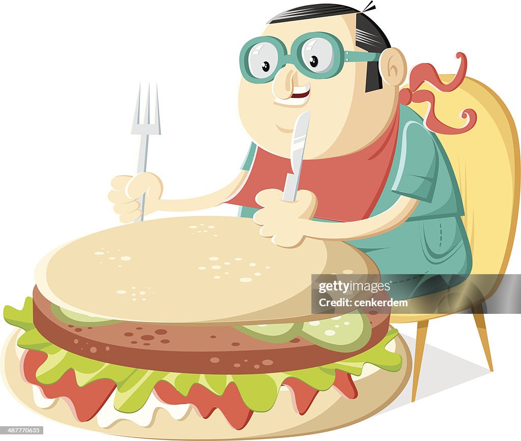 Comedor na mesa