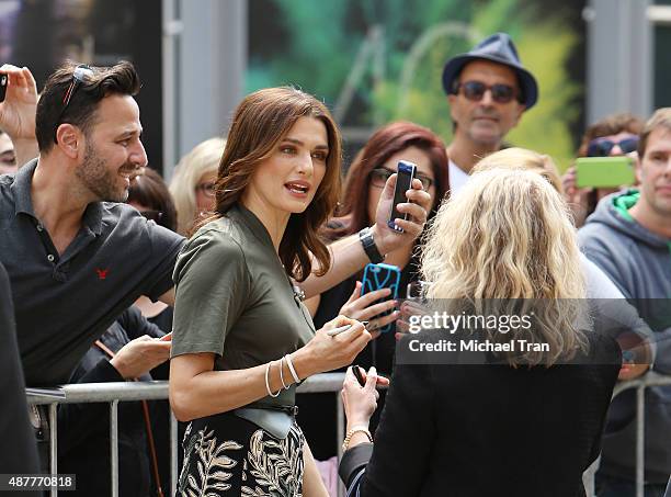 Rachel Weisz arrives at "The Lobster" premiere during 2015 Toronto International Film Festival held at Princess of Wales Theatre on September 11,...