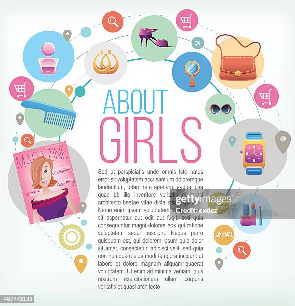 women's desire - editorial stock illustrations