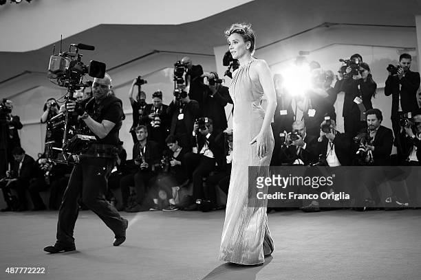 Valeria Golino attends a premiere for 'Per Amor Vostro' during the 72nd Venice Film Festival at Sala Grande on September 11, 2015 in Venice, Italy.