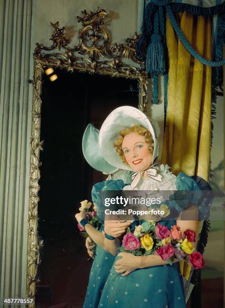 English actress Anna Neagle as 'Emma' in the play of the same name, playing at the Lyric Theatre, London, June 1944.